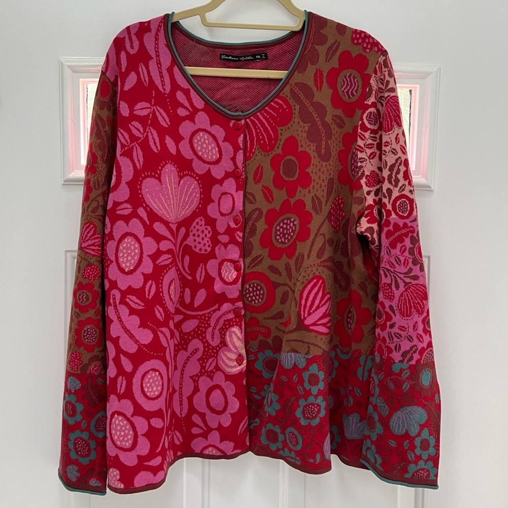 GUDREN SJODEN Cotton Cardigan EUC XXL
